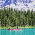 Canoeing at Emerald Lake